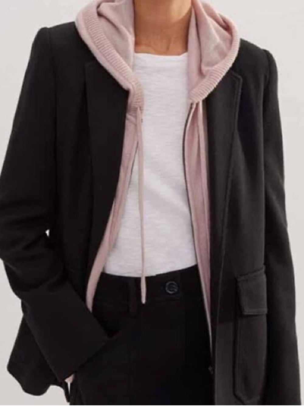 ME+EM Black Travel Tailoring Blazer Jacket Size 6